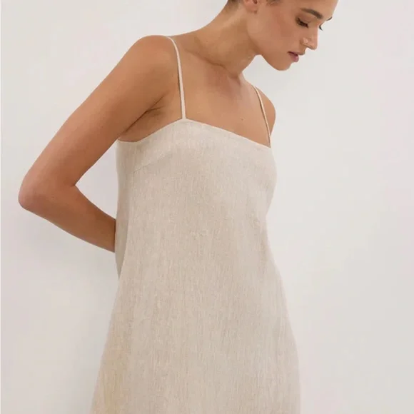 Dissh JEM NATURAL LINEN MAXI DRESS size 2 - Picture 2 of 10